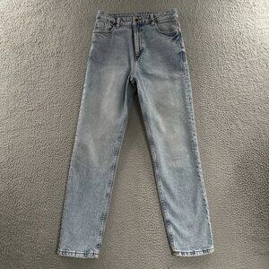High Waisted Ankle Stretch Denim Cotton Blend Women's Jeans Blue